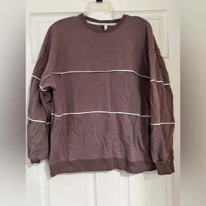 Relaxed Fit Zipper Breastfeeding Sweatshirt